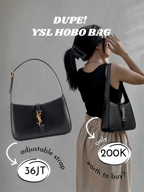 ysl hobo white|YSL hobo bag dupe.